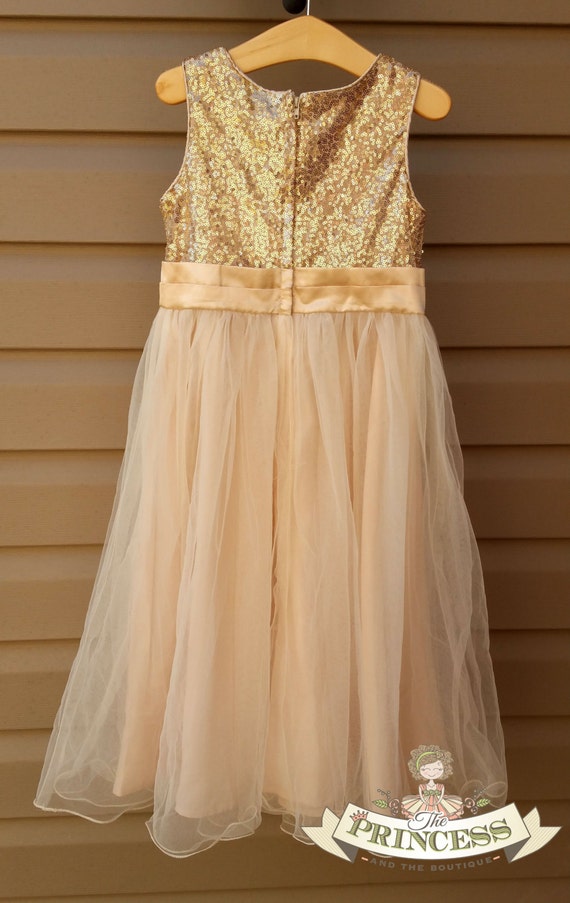 Champagne Flower Girl Dresses
